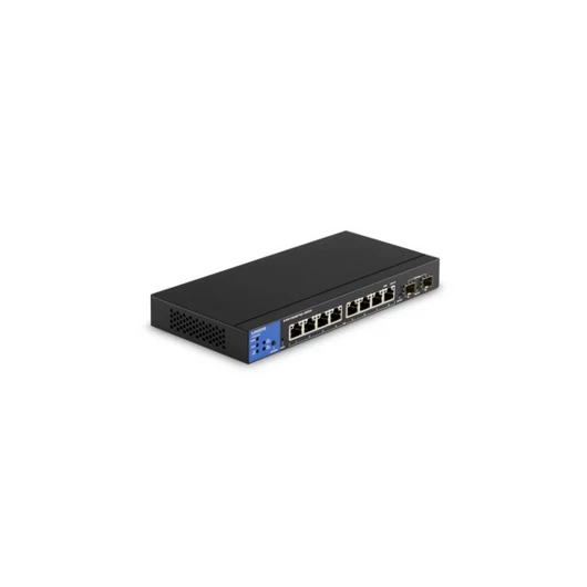 LINKSYS Switch LGS310MPC, 8x1000Mbps, 2x1G SFP , POE+ 110W (8-Port Business managed Gigabit POE+ Switch + 2 SFP port)