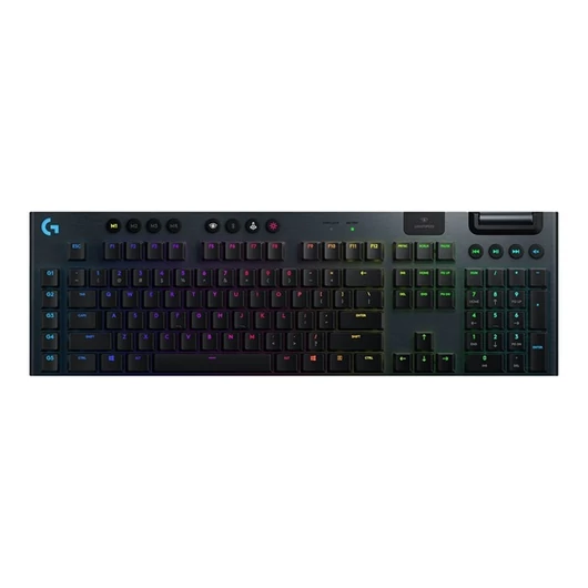LOGITECH Billentyűzet - G915 Lightspeed RGB Mechanikus Vezeték Nélküli (Tactile) Carbon, US