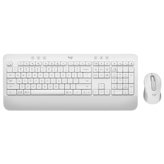LOGITECH Billentyűzet + egér - MK650 Vezeték Nélküli Combo Piszkosfehér, HUN