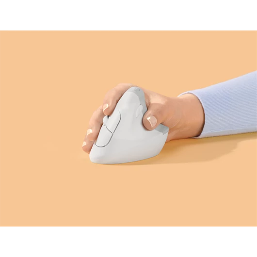 LOGITECH Egér - LIFT Vertical Ergonomic Bluetooth Optikai, Piszkosfehér