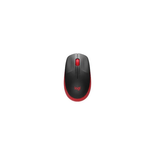 LOGITECH Egér - M190 Vezeték Nélküli Optikai, Piros