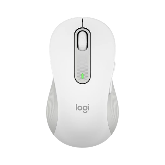 LOGITECH Egér - M650 Signature Vezeték Nélküli Optikai (Large) balkezes, Piszkosfehér