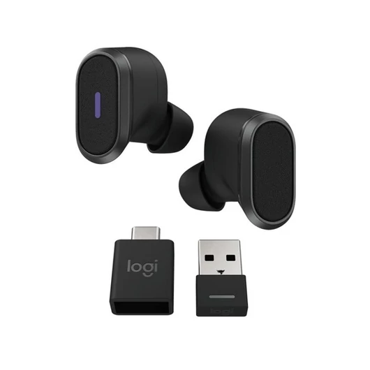 LOGITECH Füllhallgató - Zone True Wireless Earbuds, Zajszűrős, Grafitszürke