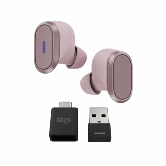 LOGITECH Füllhallgató - Zone True Wireless Earbuds, Zajszűrős, Rózsaszín