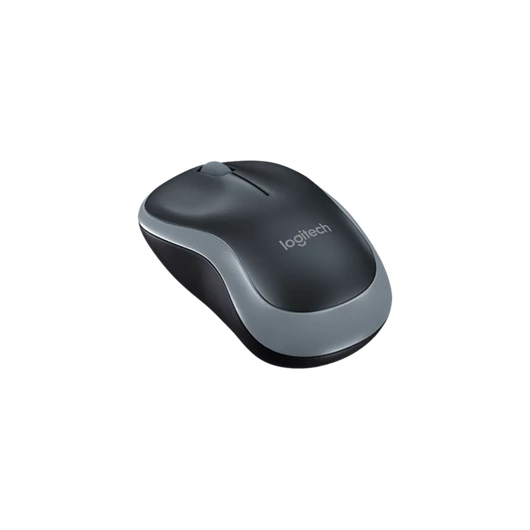 LOGITECH Egér - M185 Vezeték Nélküli Optikai Nano, Szürke