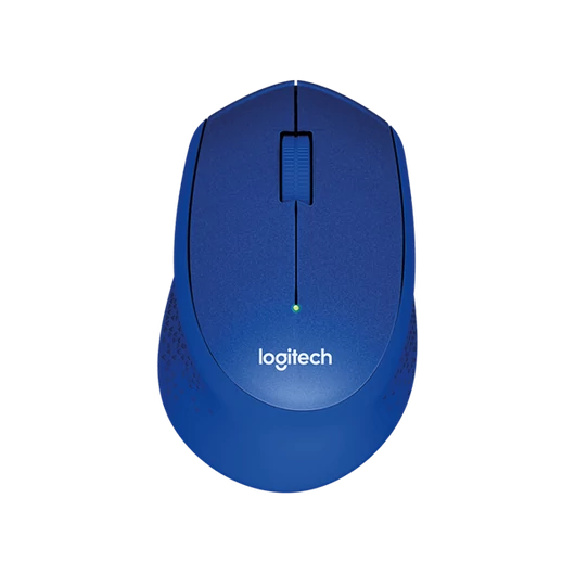 LOGITECH Egér - M330 Silent Plus Vezeték Nélküli Optikai, Kék