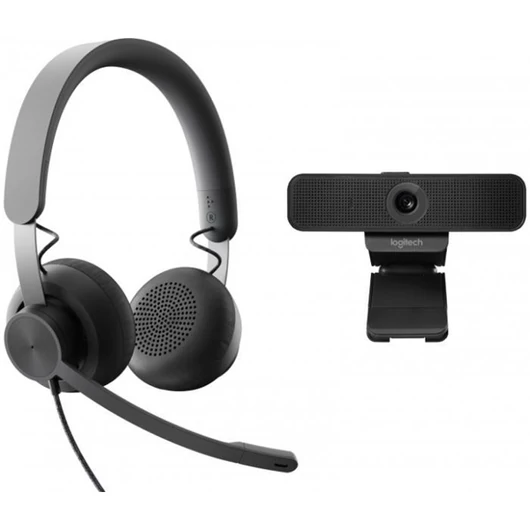 LOGITECH Videókonferencia csomag - Zone Wired Fejhallgató + C925E Webkamera UC verzió