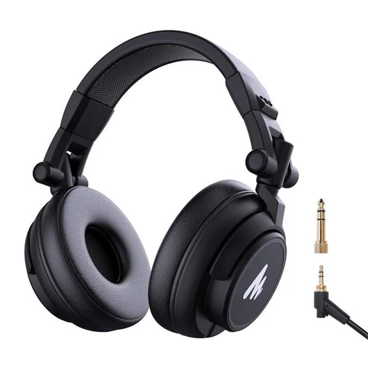 MAONO Professzionális DJ Fejhallgató AU-MH601, DJ Studio Monitor Headphones with 50mm Driver