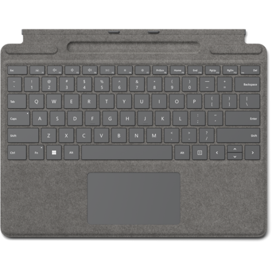 MICROSOFT Surface Billentyűzet Pro 8/9 Signature Platinum HU Gravírozott
