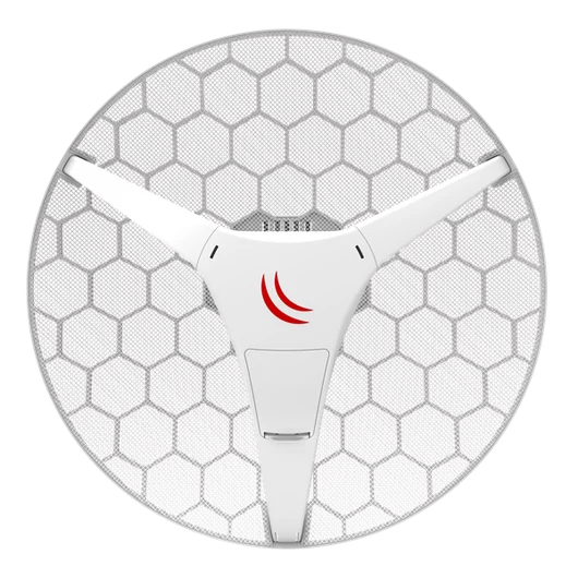 MIKROTIK Antenna 5 GHz, 1x100Mbps, 300Mbps, 24,5dBi, kültéri - RBLHG-5HPnD