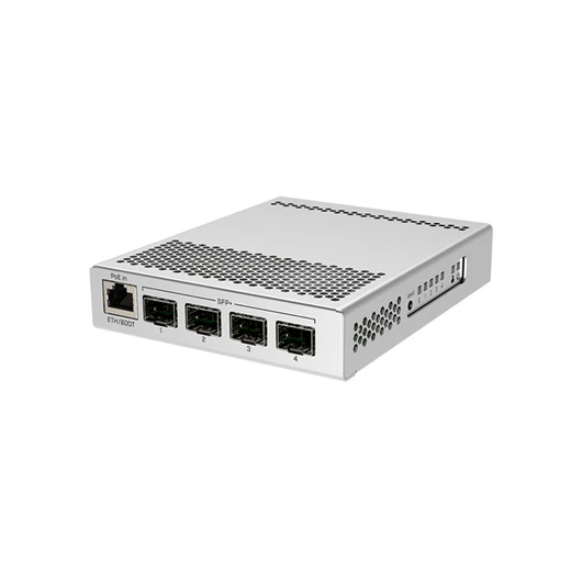 MIKROTIK Cloud Router Switch 1x1000Mbps + 4x10Gbit SFP+, Menedzselhető, Asztali - CRS305-1G-4S+IN
