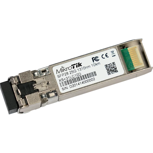 MIKROTIK SFP Modul Single-Mode, Dual LC UPC, 1Gbit/10Gbit/25Gbit, 10km - XS+31LC10D