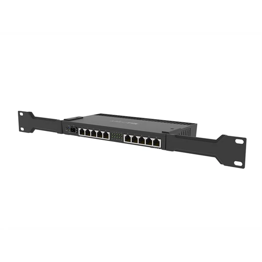 MIKROTIK Vezetékes Router RouterBOARD 10x1000Mbps + 1x10Gbir SFP+, Fémházas, Rackes - RB4011IGS+RM