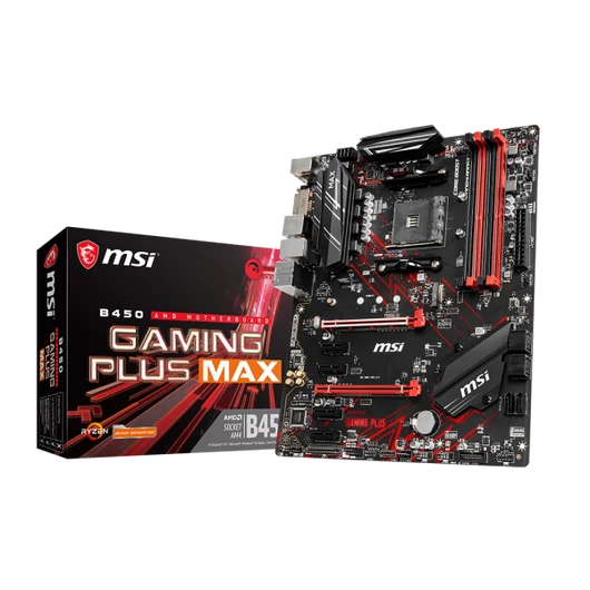 MSI Alaplap AM4 B450 GAMING PLUS MAX AMD B450, ATX