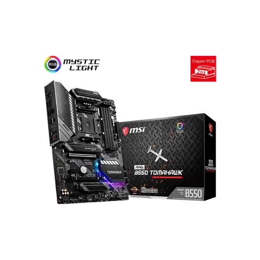 MSI Alaplap AM4 MAG B550 TOMAHAWK AMD B550, ATX