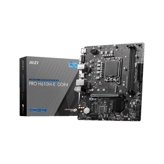 MSI Alaplap S1700 PRO H610M-E DDR4 Intel H610, mATX