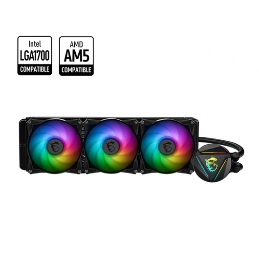 MSI CPU hűtő Coreliquid 360R V2 ARGB (vízhűtés), Univerzális