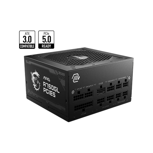 MSI Tápegység 750W 80+ Gold moduláris, Gen 5.0