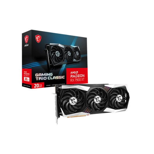 MSI Videokártya PCI-Ex16x AMD RX 7900 XT GAMING TRIO CLASSIC 20GB DDR6