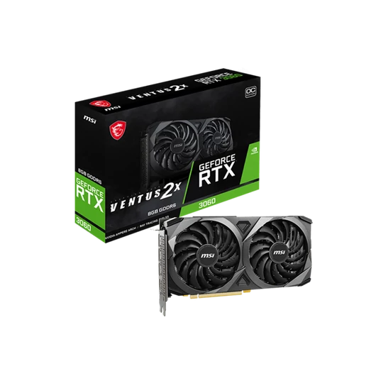 MSI Videokártya PCI-Ex16x nVIDIA RTX 3060 VENTUS 2X 8GB DDR6 OC