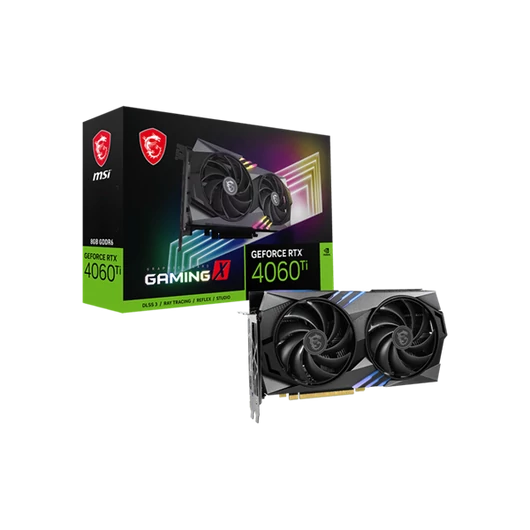 MSI Videokártya PCI-Ex16x nVIDIA RTX 4060 TI GAMING X 8GB DDR6