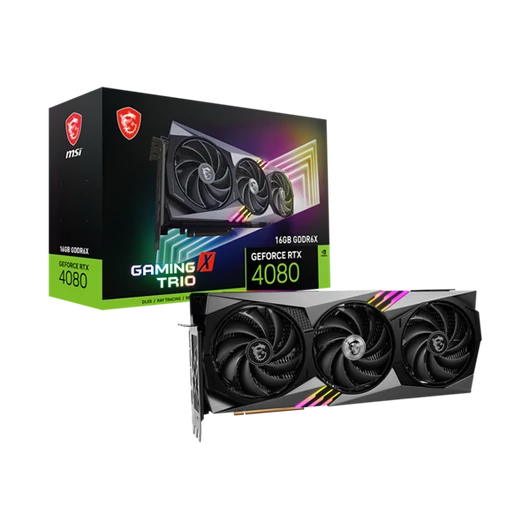 MSI Videokártya PCI-Ex16x nVIDIA RTX 4080 GAMING X TRIO 16GB DDR6X
