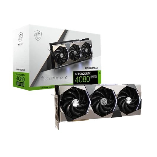 MSI Videokártya PCI-Ex16x nVIDIA RTX 4080 SUPER SUPRIM X 16GB DDR6X