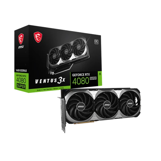 MSI Videokártya PCI-Ex16x nVIDIA RTX 4080 SUPER VENTUS 3X OC 16GB DDR6X