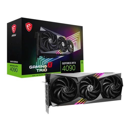 MSI Videokártya PCI-Ex16x nVIDIA RTX 4090 GAMING X TRIO 24GB DDR6X