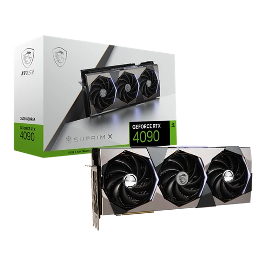 MSI Videokártya PCI-Ex16x nVIDIA RTX 4090 SUPRIM X 24GB DDR6X