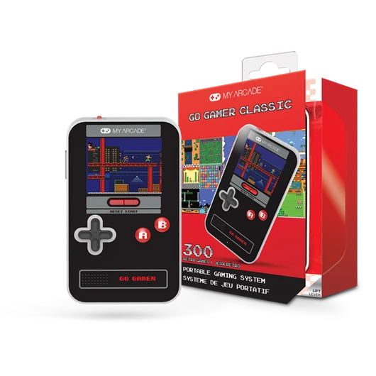 MY ARCADE Játékkonzol Go Gamer Classic 300in1 Fekete & Piros Hordozható, DGUN-3909