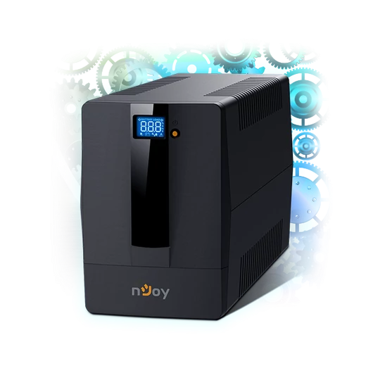 NJOY Szünetmentes + AVR Horus Plus 1500, 1500VA, 900W, Line-Interactive, LCD Touch display