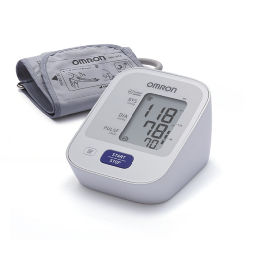 OMRON M2 automata, felkaros, digitális vérnyomásmérő, 30 mérés tárolás, szabálytalan szívritmuszavar érzékelés