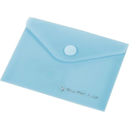 PANTA PLAST Irattartó tasak, A6, PP, patentos, 160 mikron, , pasztell kék