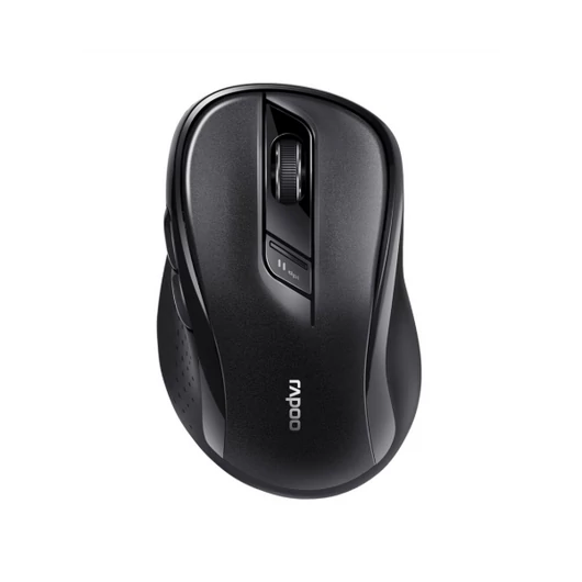 RAPOO 184535, MULTIMODE "M500" BLUETOOTH + 2,4GHZ OPTIKAI EGÉR, FEKETE