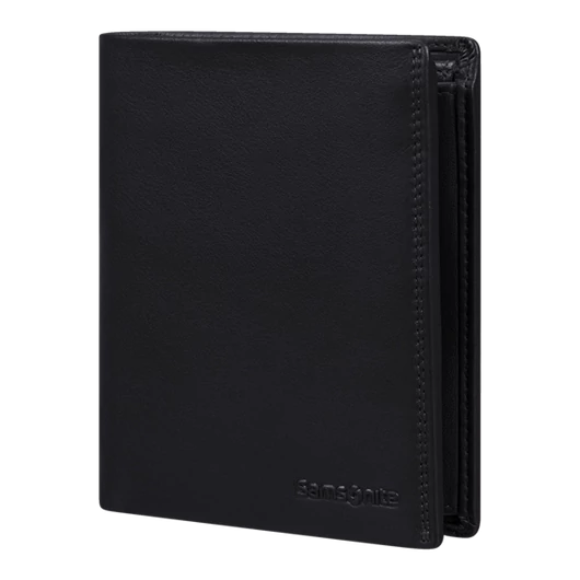 SAMSONITE BŐR Pénztárca 144451-1041, 147 - W 15CC+HFL+C+Z+2C (Black) -ATTACK 2 SLG