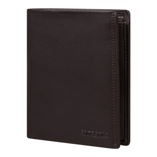 SAMSONITE BŐR Pénztárca 144451-1320, 147 - W 15CC+HFL+C+Z+2C (Ebony Brown) -ATTACK 2 SLG