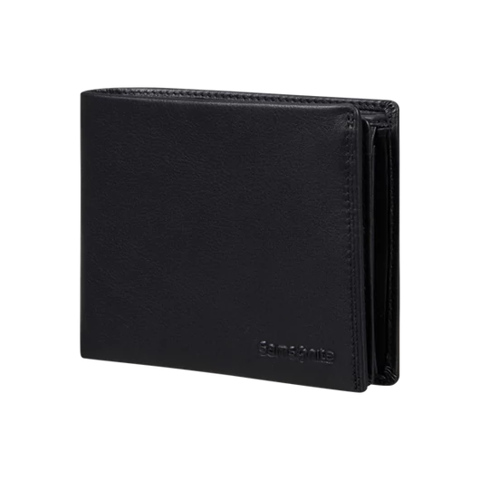 SAMSONITE BŐR Pénztárca 135052-1041, 013 - B 11CC+HFL+C+2C+W (BLACK) -ATTACK 2 SLG