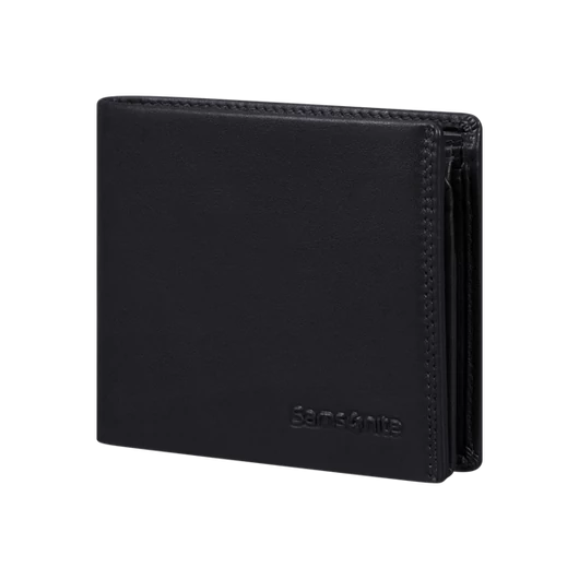 SAMSONITE BŐR Pénztárca 140976-1041, 046 - B 6CC+VFL+2C+C (BLACK) -ATTACK 2 SLG
