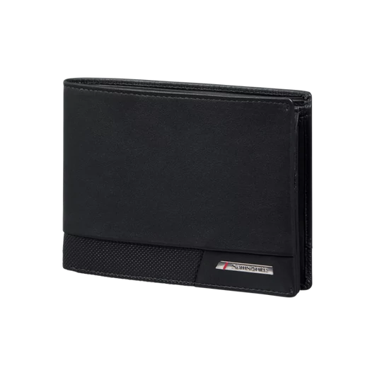 SAMSONITE BŐR Pénztárca 144537-1041, 047 - B 10CC+VFL+C+2C (BLACK) -PRO-DLX 6 SLG