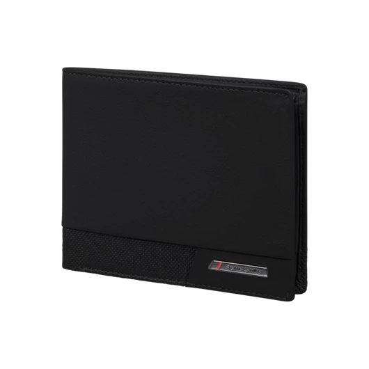 SAMSONITE BŐR Pénztárca 144538-1041, 015 - B 4CC+2C+C (BLACK) -PRO-DLX 6 SLG