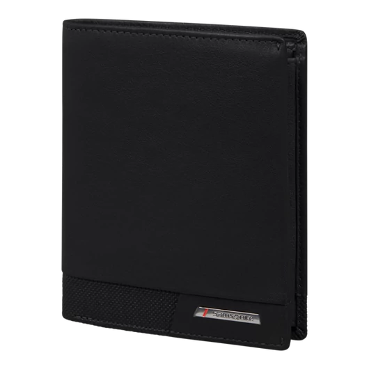 SAMSONITE BŐR Pénztárca 144541-1041, 147 - W 15CC+HFL+C+Z+2C (BLACK) -PRO-DLX 6 SLG