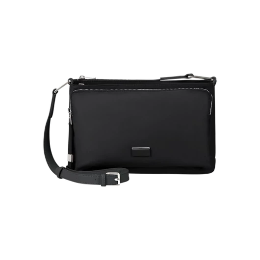 SAMSONITE NŐI Táska 144364-1041, H. Shoulder Bag M 3 Comp. (Black) -BE-HER