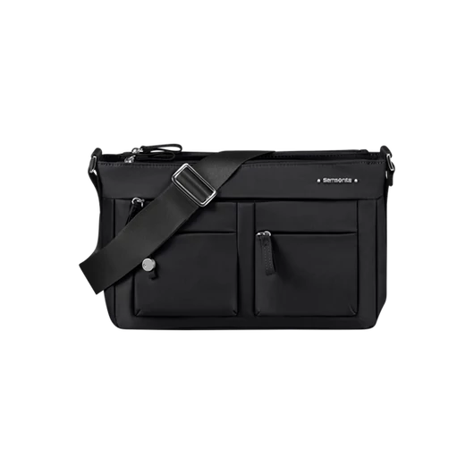 SAMSONITE NŐI Válltáska 144719-1041, Horiz. Shoulder Bag Flap (BLACK) -MOVE 4.0