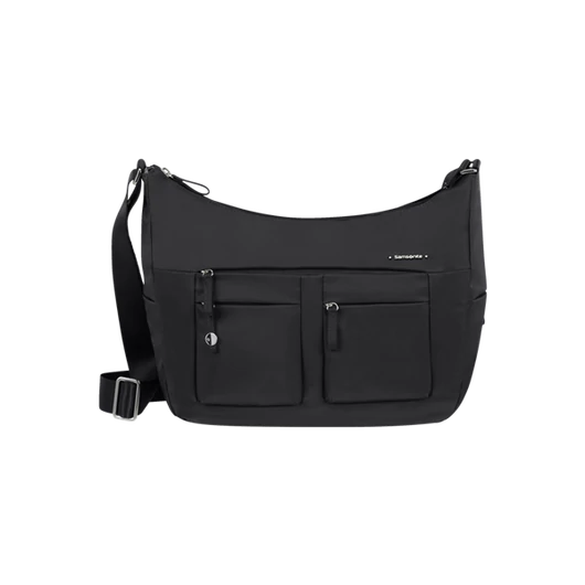 SAMSONITE NŐI Válltáska 144721-1041, SHOULD. BAG M +2 POCK (BLACK) -MOVE 4.0