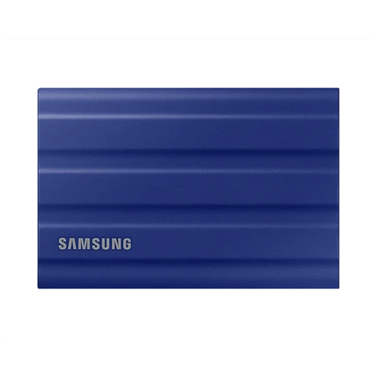 SAMSUNG Hordozható SSD T7 Shield, USB 3.2 Gen.2 (10Gbps), 2TB, Kék