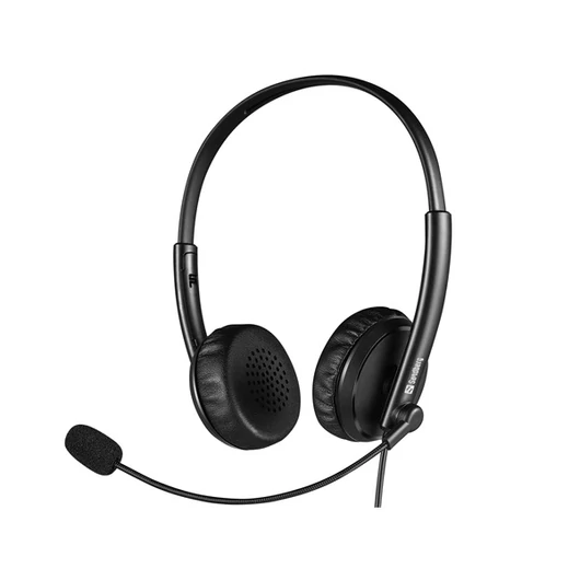 SANDBERG Fejhallgató mikrofonnal, 2in1 Office Headset Jack+USB