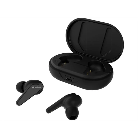 SANDBERG Fülhallgató, Bluetooth Earbuds Touch Pro, Fekete