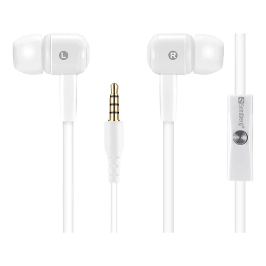 SANDBERG Fülhallgató, Speak’n Go In-Earset White
