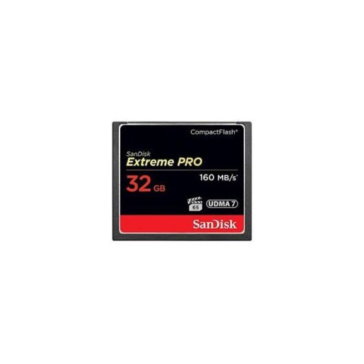 SANDISK 123843, CF Extreme Pro kártya 32 GB, 160MB/sec.